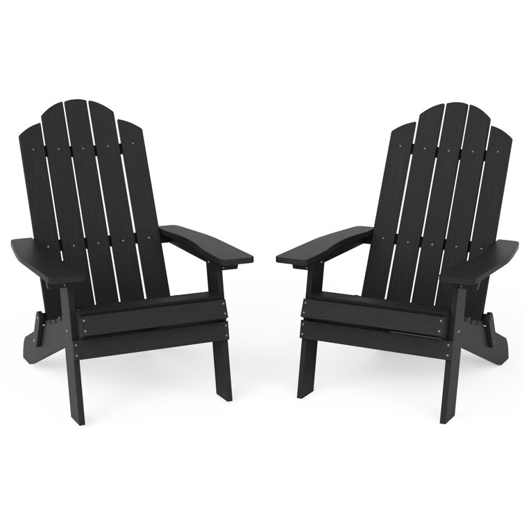 HERACLES Plastic Folding Adirondack Chair Wayfair